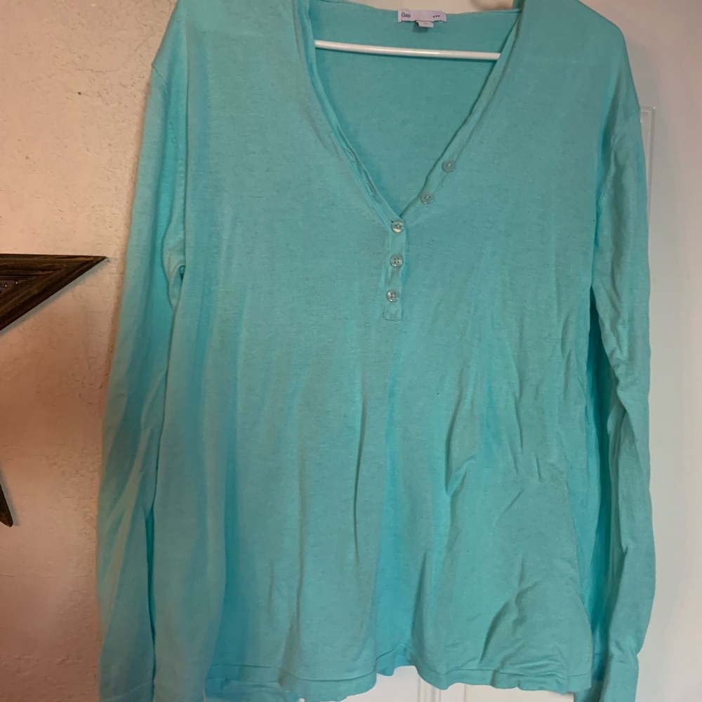 Gap hooded pullover lightweight sweater